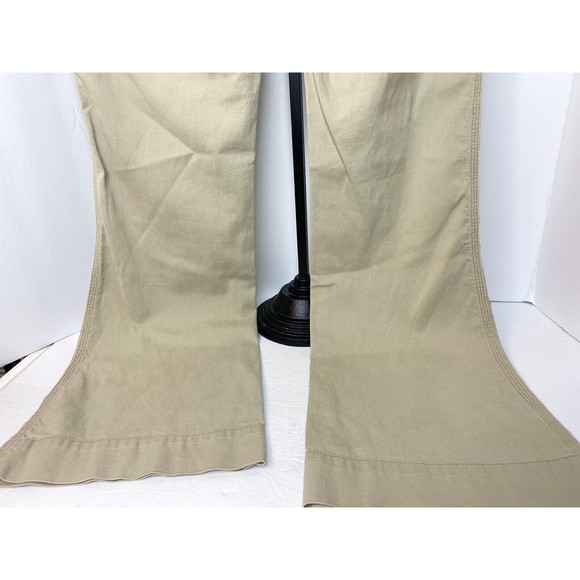 Periscope  Madewell Soft Tan Size 5 Flare Tan Business Casual Pants - Picture 6 of 14